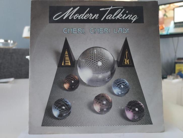 7" Single Modern Talking - Cheri Cheri Lady + Instrumental, Cd's en Dvd's, Vinyl Singles, Gebruikt, Single, Pop, 7 inch, Ophalen of Verzenden