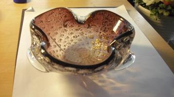 Murano paars Barovier &Tosca Bullicante Bowl beschikbaar voor biedingen