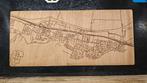 Houten Plattegrond Sliedrecht 40x18cm, Ophalen of Verzenden, Nieuw