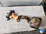 Vintage Zwitserse Koebel met Koeienkop, Antiek en Kunst, Curiosa en Brocante, Ophalen of Verzenden