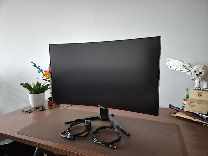 AOC C32G1 Curved Gaming Monitor – 31.5 inch 144Hz, Computers en Software, Monitoren, Zo goed als nieuw, 101 t/m 150 Hz, DisplayPort