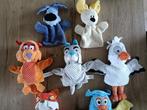 7 handpoppen (5) Fabeltjeskrant en (2) Woezel & Pip, Ophalen of Verzenden, Zo goed als nieuw, Overige typen