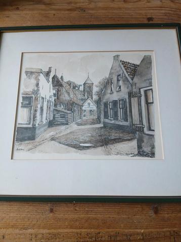Oud Velsen - Bob Brobbel (40x35 cm) beschikbaar voor biedingen