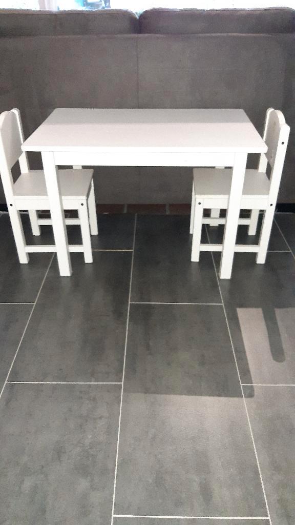 Sundvik Kindertafel wit, Kinderen en Baby's, Speelgoed | Speeltafels, Gebruikt, Ophalen