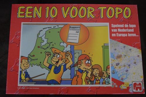 een tien voor topo en europe game disney (ptz), Hobby en Vrije tijd, Gezelschapsspellen | Bordspellen, Gebruikt, Verzenden