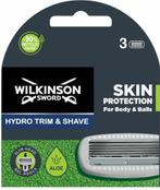 Wilkinson Hydro Trim & Shave Body & Balls Navulmesjes 3 stuk, Verzenden, Nieuw, Verzorging