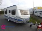 Fendt Saphir 490 Dwars Bed + Rondzit, Caravans en Kamperen, Caravans, Schokbreker, Bedrijf, Fendt, Tot en met 4