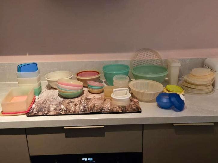 Tupperware Verzameling, Huis en Inrichting, Keuken | Tupperware, Gebruikt, Bak of Kom, Ophalen
