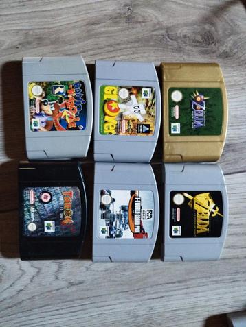 6 spellen nintendo 64  beschikbaar voor biedingen