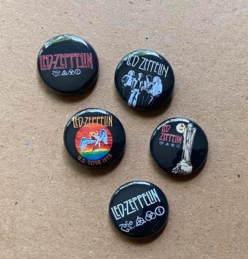 LED ZEPPELIN buttons speldjes pins Stairway To Heaven beschikbaar voor biedingen