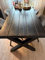 Eettafel - 160x80 cm - Stijlvolle Rechthoekige Tafel, Gebruikt, 50 tot 100 cm, 150 tot 200 cm, Modern