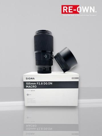 Sigma 105mm F/2.8 DG DN Macro For Sony E (nieuwstaat + doos) beschikbaar voor biedingen