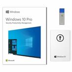 Windows 10 PRO 32bit/64bit met USB stick incl licentiecode, Nieuw, Ophalen of Verzenden, Windows