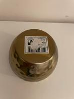 Gouden Schaal met Gehamerd Effect, Overige materialen, Schaal, Rond, Ophalen of Verzenden