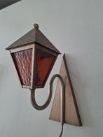vintage wandlampje lantaarn art deco Amsterdamse school, Ophalen of Verzenden