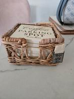 Riviera Maison Onderzetters met Houder, Huis en Inrichting, Ophalen of Verzenden, Gebruikt, Glas of Kopje