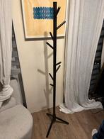 Slanke donkerbruine kapstok - 1.80m, Gebruikt, Ophalen of Verzenden, Staande kapstok, 150 tot 200 cm