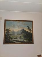 Schilderij: Tropisch Landschap met Bergen, Ophalen