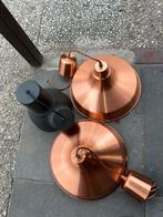 Lampen Collectie - Koper & Zwart, Ophalen of Verzenden, Gebruikt, Metaal, Minder dan 50 cm
