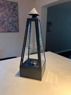 Piramide Windlicht Bio Ethanol - 64cm, 50 tot 75 cm, Zwart, Nieuw, Ophalen of Verzenden