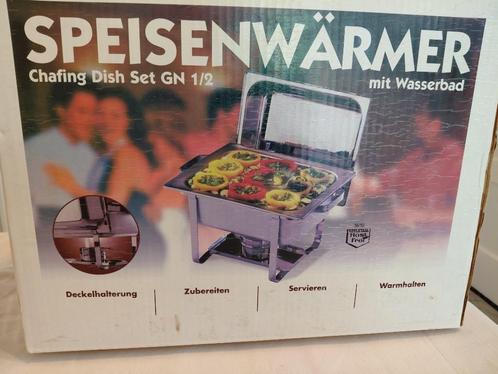 Chaving Dish (bain marie) – voedselverwarmer klein  RVS, Huis en Inrichting, Keuken | Potten en Pannen, Zo goed als nieuw, Overige typen