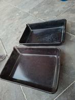 2x Metalen Oven-/Bakplaten - Zware Kwaliteit, Huis en Inrichting, Ophalen, Overige materialen, Gebruikt, Schaal