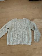 Wollen trui wol kabeltrui m beige creme fair isle, Kleding | Dames, Ophalen of Verzenden, Gedragen, Maat 38/40 (M), Beige