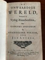 Jan Luyken - De Onwaardige Wereld (1710), Ophalen of Verzenden