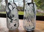 Colmore betonlook set van 2 vazen, Huis en Inrichting, Woonaccessoires | Vazen, Ophalen, Overige kleuren, Minder dan 50 cm, Glas