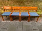 Scandinavische Stoelenset - 4 Stuks, Ophalen, Gebruikt, Blauw, Vier