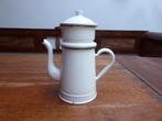 Antiek emaille koffiepotje met filter, C.N.E.B., Antiek en Kunst, Ophalen of Verzenden