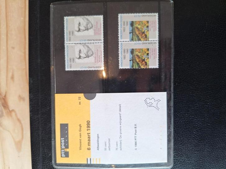 Vincent van Gogh maart 1990 nieuwstaat, Postzegels en Munten, Postzegels | Volle albums en Verzamelingen, Nederland, Ophalen of Verzenden