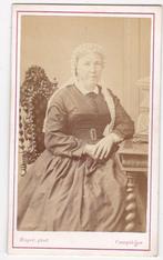 CDV van een Vrouw - Foto A. Dupre Compiegne -, Verzenden, Foto, Buitenland, Zo goed als nieuw