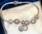 Pandora vintage met  retired bedels  erbij., Ophalen of Verzenden, Zo goed als nieuw, Zilver, Zilver