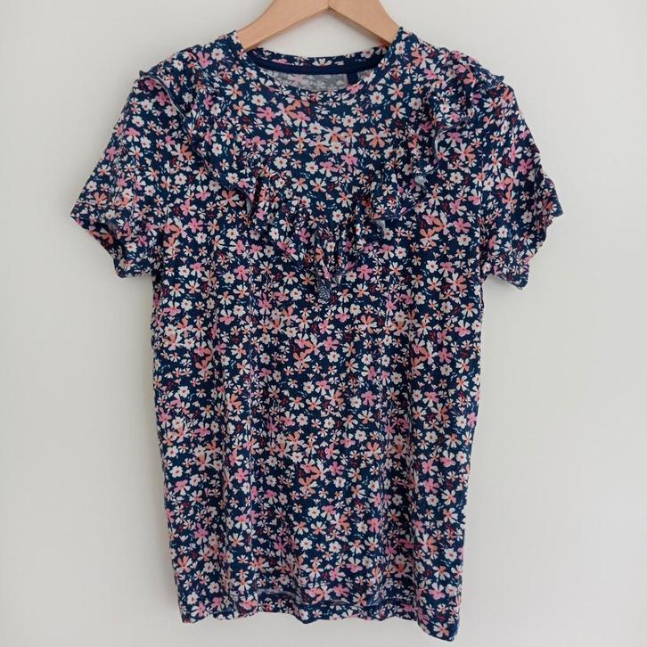 WE shirt navy maat 146/152, Kinderen en Baby's, Kinderkleding | Maat 146, Zo goed als nieuw, Meisje, Shirt of Longsleeve, Ophalen of Verzenden
