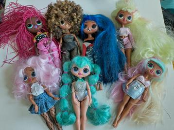 LOL surprise poppetjes, fashion dolls, huis en camper  beschikbaar voor biedingen
