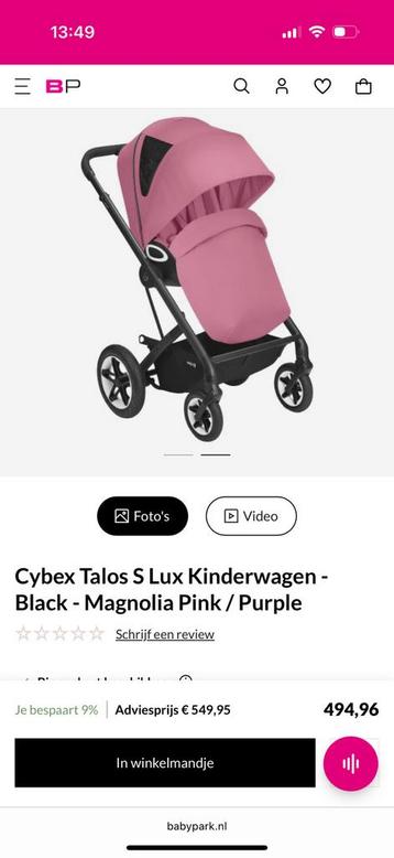 Cybex Talos S Lux magnolia pink  beschikbaar voor biedingen