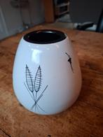 Flora Gouda Capri Vaas - Jaren '50/'60, Ophalen of Verzenden, Overige kleuren, Aardewerk of Porselein, Minder dan 50 cm