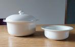 Dekschaal en kom, Arabia Arctica, Fins aardewerk, Ophalen of Verzenden, Overige stijlen, Aardewerk, Schaal of Schalen