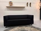 Nieuw Gelderland 4800 Bank 2,5 zits Vidar zwart stof 190, Huis en Inrichting, 75 tot 100 cm, Ophalen of Verzenden, Rechte bank