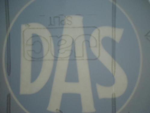 sticker oud DAS AUTO OLDTIMER Raamsticker ruitsticker car, Verzamelen, Stickers, Zo goed als nieuw, Bedrijf of Vereniging, Verzenden