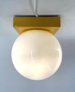 Plafonnière plafondlamp met Corodex schroefrand jaren '70, Huis en Inrichting, Lampen | Plafondlampen, Ophalen of Verzenden, Gebruikt
