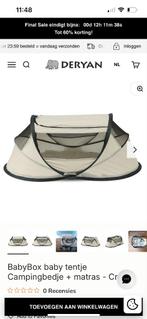 Deryan tentje baby, Ophalen, Zo goed als nieuw, Reisbedje
