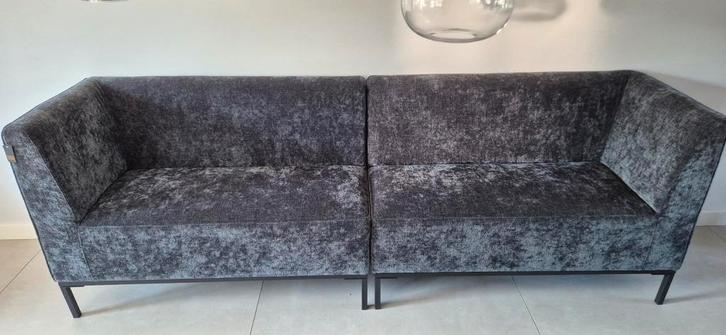 PTMD Xania Antraciet Eetkamerbank - Nieuw!, Huis en Inrichting, Banken | Bankstellen, Nieuw, Rechte bank, Tweepersoons, 250 tot 300 cm