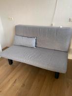 Grijze Slaapbank - Zo goed als nieuw - chicago - nieuw €649, Huis en Inrichting, Ophalen, Tweepersoons, 140 cm, Zo goed als nieuw