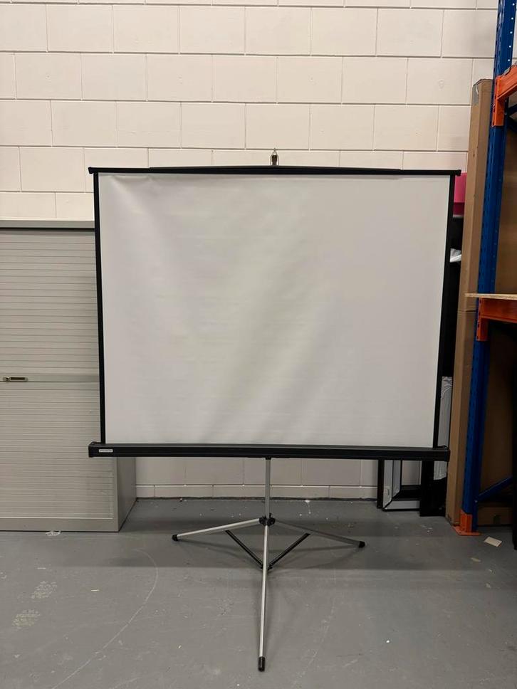 Projectiescherm met Statief, Audio, Tv en Foto, Projectieschermen, Zo goed als nieuw, Handmatig, Ophalen of Verzenden