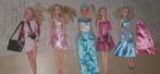 Barbiepoppen Set - 5 stuks - Gebruikt, Ophalen of Verzenden, Gebruikt, Barbie