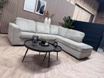 Ribstof Hoekbank - Crème/Beige - 270 x 210, Huis en Inrichting, Banken | Bankstellen, Ophalen, 250 tot 300 cm, Zo goed als nieuw