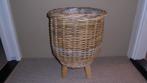 zgan stevige rieten bloempot, doorsnee 33-42 H40-54cm, Ophalen, Overige materialen, Rond, Binnen