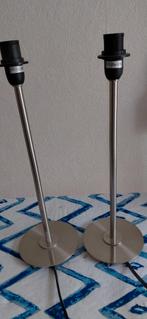 Set van 2 metalen lampvoeten, Ophalen, Metaal, Minder dan 50 cm